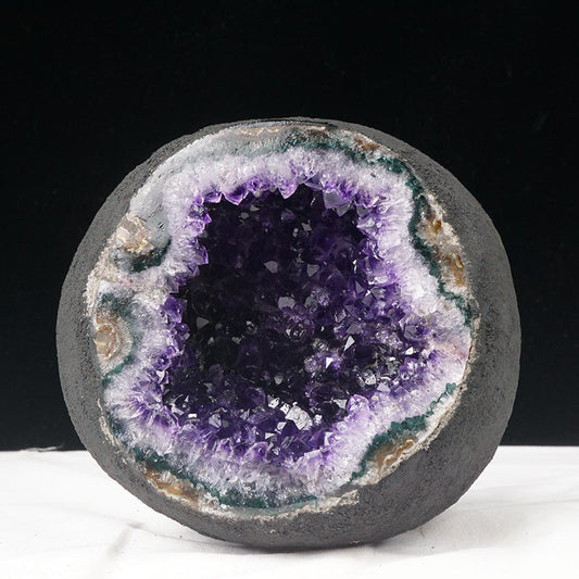 2.4Kg アメジストドーム ウルグアイ産 アメジスト サークルジオード 原石 amethyst 一点物 174-1975