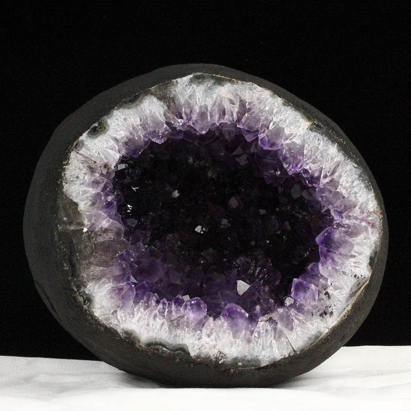 3.9Kg アメジストドーム ウルグアイ産 原石 サークル ジオード 置物 アメジストドーム amethyst 一点物 送料無料 174-2066