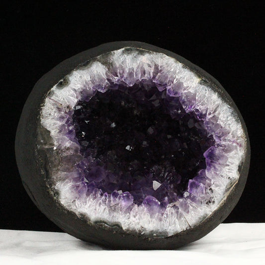 3.9Kg アメジストドーム ウルグアイ産 原石 サークル ジオード 置物 アメジストドーム amethyst 一点物 送料無料 174-2066