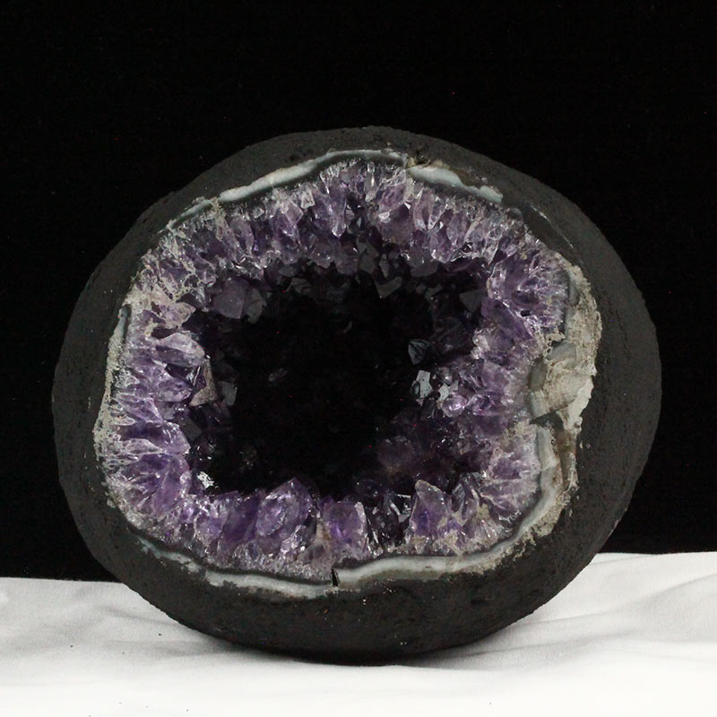 1.4Kg アメジストドーム ウルグアイ産 原石 サークル ジオード 置物 アメジストドーム amethyst 一点物 送料無料 174-2071