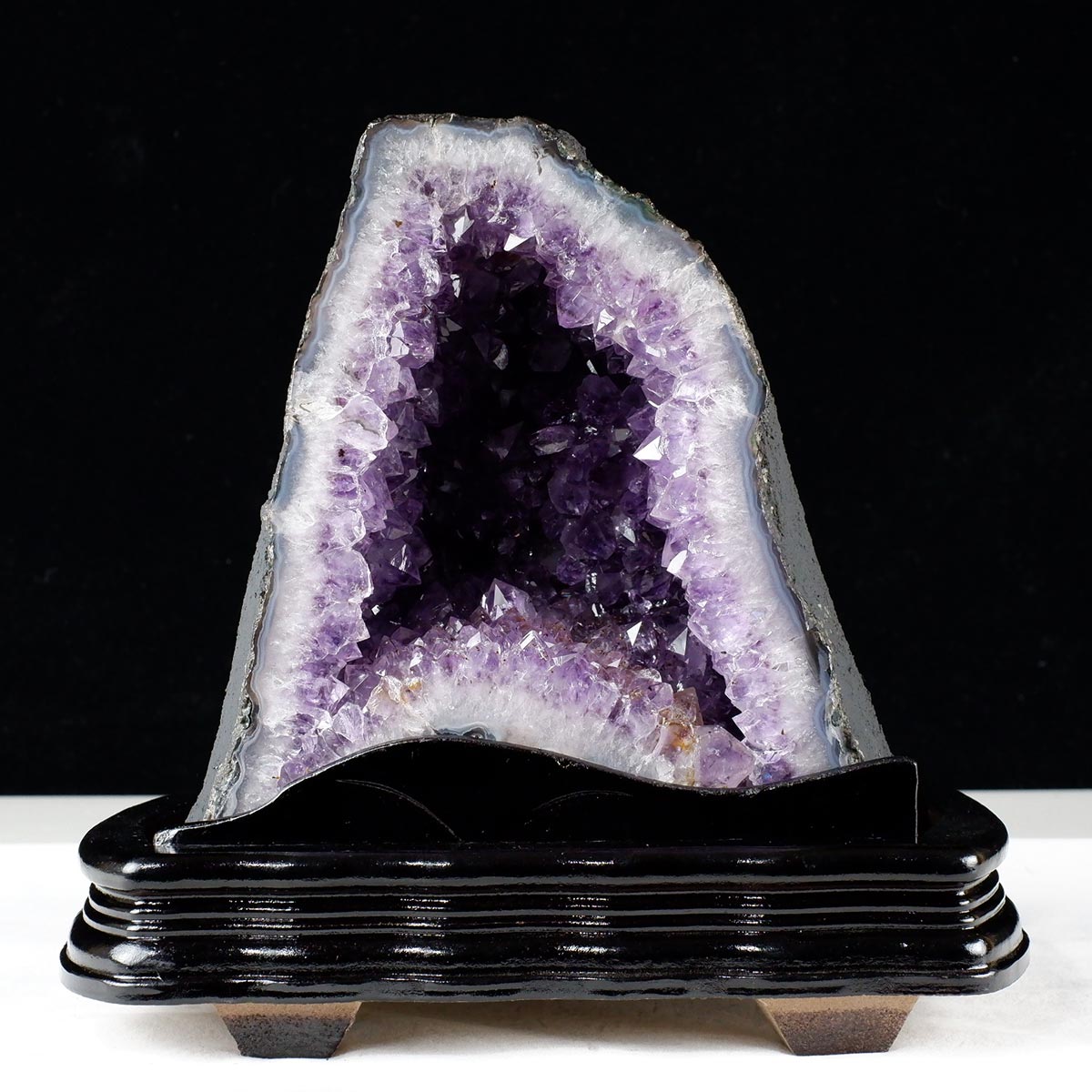 6.1Kg アメジストドーム ブラジル産 アメジスト ドーム 原石 置物 台座付属 一点物 174-2223
