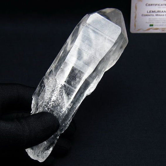 レムリアンシード 水晶 原石 ブラジル ミナスジェライス州 コリント産 一点物 送料無料 181-4218