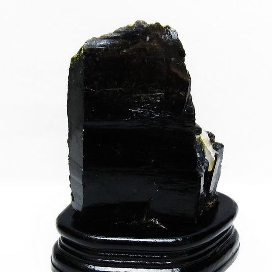 モリオン 原石 黒水晶 原石 山東省産 台座付属 一点物 181-4504