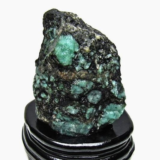 1.1Kg エメラルド 原石 台座付属 一点物 181-4678