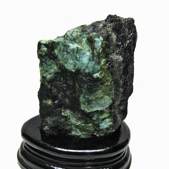 エメラルド 原石 台座付属 一点物 181-4681