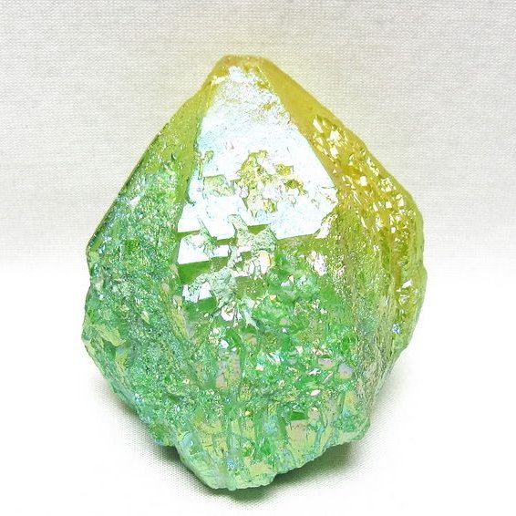 オーラクリスタル 原石 マルチカラー エレスチャル オーラ水晶 一点物181-4715