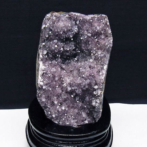 アメジスト クラスター ウルグアイ産 アメジスト 原石 amethyst 台座付属 花型 一点物  182-7059