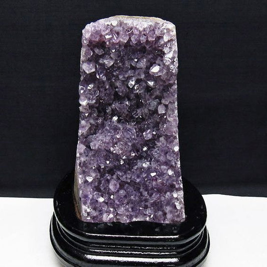 アメジスト クラスター ウルグアイ産 アメジスト 原石 amethyst 台座付属 花型 一点物  182-7070