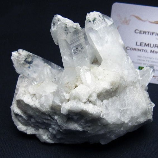 レムリアンシード 水晶 クラスター 原石 ブラジル ミナスジェライス州 コリント産 一点物 送料無料 182-7872