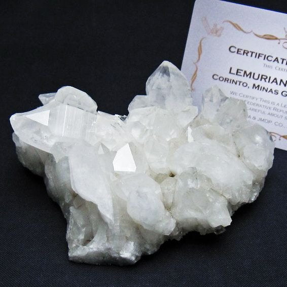 レムリアンシード 水晶 クラスター 原石 ブラジル ミナスジェライス州 コリント産 一点物 送料無料 182-7875