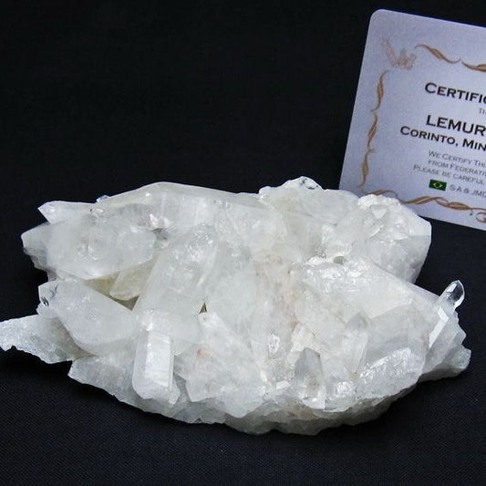 レムリアンシード 水晶 クラスター 原石 ブラジル ミナスジェライス州 コリント産 一点物 送料無料 182-7876