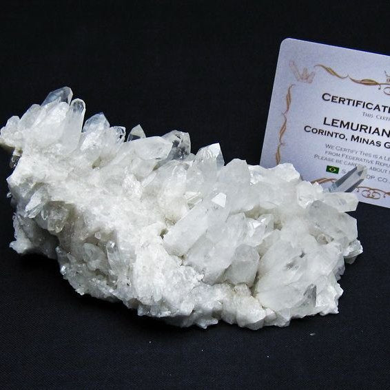 レムリアンシード 水晶 クラスター 原石 ブラジル ミナスジェライス州 コリント産 一点物 送料無料 182-7878