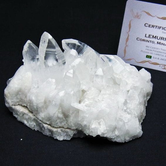 レムリアンシード 水晶 クラスター 原石 ブラジル ミナスジェライス州 コリント産 一点物 送料無料 182-7879
