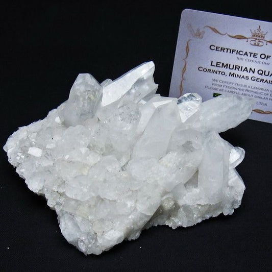 レムリアンシード 水晶 クラスター 原石 ブラジル ミナスジェライス州 コリント産 一点物 送料無料 182-7886