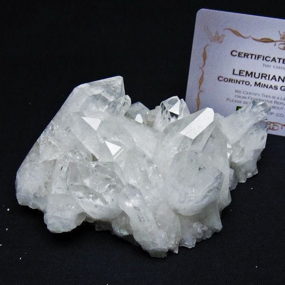 レムリアンシード 水晶 クラスター 原石 ブラジル ミナスジェライス州 コリント産 一点物 送料無料 182-7888