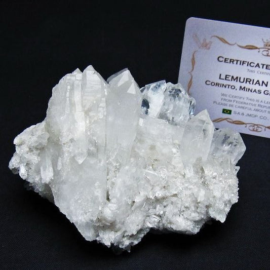 レムリアンシード 水晶 クラスター 原石 ブラジル ミナスジェライス州 コリント産 一点物 送料無料 182-7890