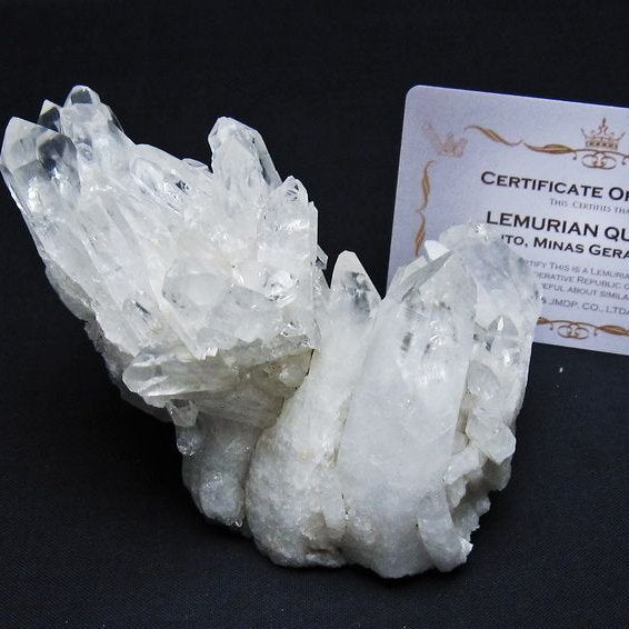 レムリアンシード 水晶 クラスター 原石 ブラジル ミナスジェライス州 コリント産 一点物 送料無料 182-7896