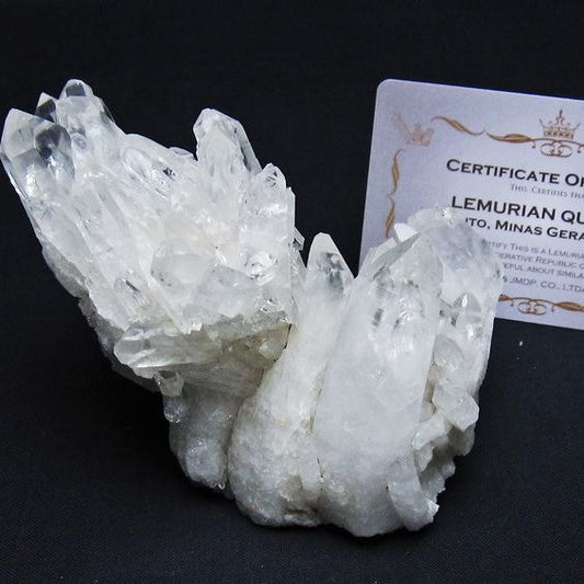 レムリアンシード 水晶 クラスター 原石 ブラジル ミナスジェライス州 コリント産 一点物 送料無料 182-7896