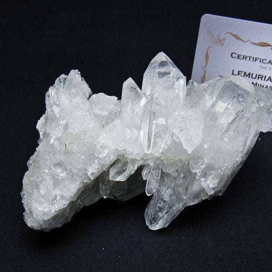 レムリアンシード 水晶 クラスター 原石 ブラジル ミナスジェライス州 コリント産 一点物 送料無料 182-7897