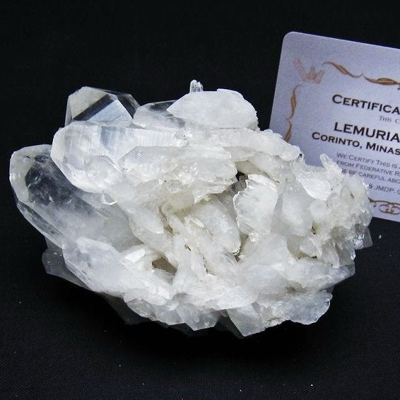 レムリアンシード 水晶 クラスター 原石 ブラジル ミナスジェライス州 コリント産 一点物 送料無料 182-7902