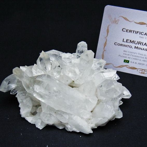 レムリアンシード 水晶 クラスター 原石 ブラジル ミナスジェライス州 コリント産 一点物 送料無料 182-7911