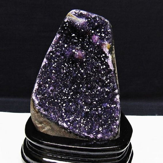 アメジスト クラスター ウルグアイ産 原石 amethyst 一点物 台座付属 送料無料 182-7924