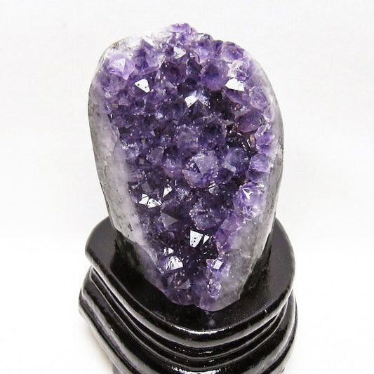 アメジスト クラスター ウルグアイ産 原石 amethyst 一点物 台座付属 送料無料 182-7978