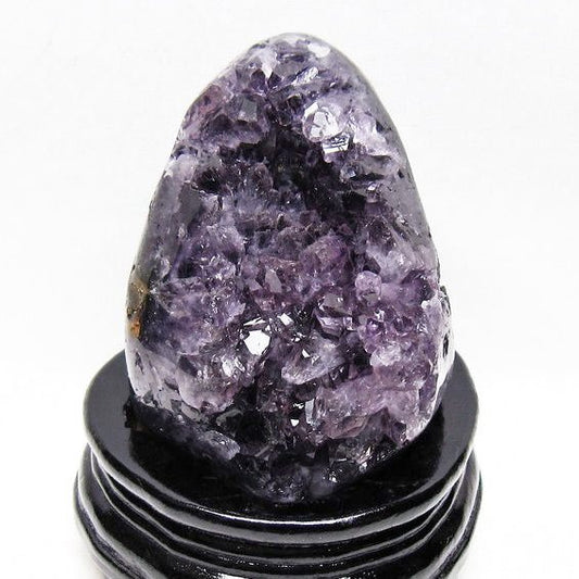 アメジスト クラスター ウルグアイ産 原石 amethyst 一点物 台座付属 送料無料 182-7981