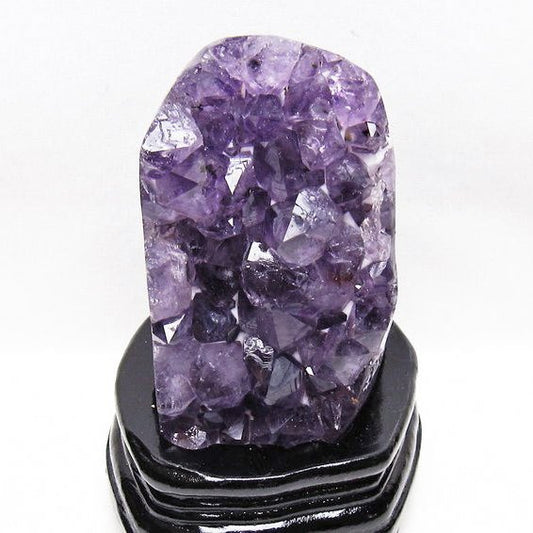 1.3Kg アメジスト クラスター ウルグアイ産 原石 amethyst 一点物 台座付属 送料無料 182-7986