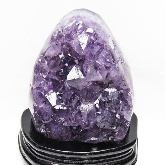 1.7Kg アメジスト クラスター ウルグアイ産 原石 amethyst 一点物 台座付属 送料無料 182-7994
