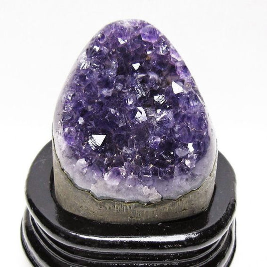アメジスト クラスター ウルグアイ産 原石 amethyst 一点物 台座付属 送料無料 182-8015