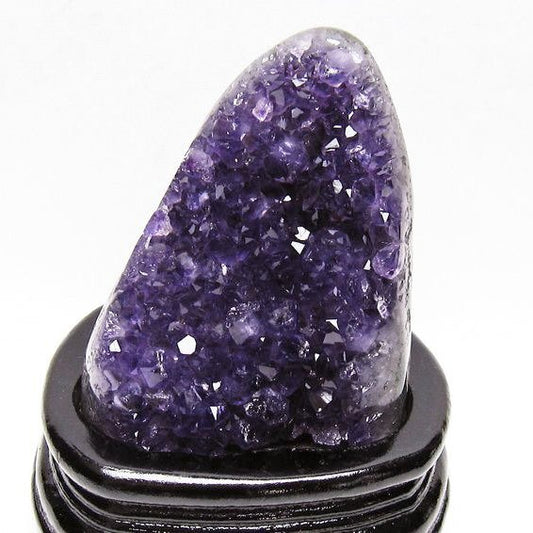 アメジスト クラスター ウルグアイ産 原石 amethyst 一点物 台座付属 送料無料 182-8019