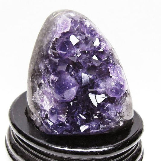 アメジスト クラスター ウルグアイ産 原石 amethyst 一点物 台座付属 送料無料 182-8020
