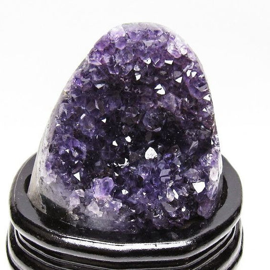 アメジスト クラスター ウルグアイ産 原石 amethyst 一点物 台座付属 送料無料 182-8022