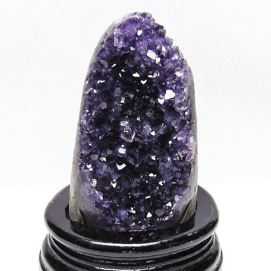 アメジスト クラスター ウルグアイ産 原石 amethyst 一点物 台座付属 送料無料 182-8027