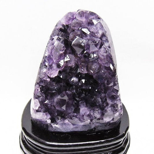 1.9Kg アメジスト クラスター ウルグアイ産 原石 amethyst 一点物 台座付属 送料無料 182-8046