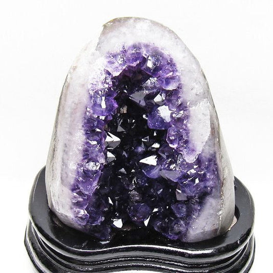 2Kg アメジスト クラスター ウルグアイ産 原石 amethyst 一点物 台座付属 送料無料 182-8047