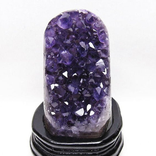 1.2Kg アメジスト クラスター ウルグアイ産 原石 amethyst 一点物 台座付属 送料無料 182-8048