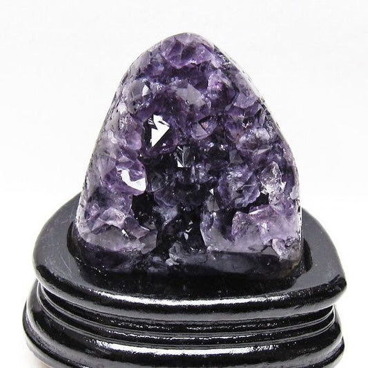 アメジスト クラスター ウルグアイ産 原石 amethyst 一点物 台座付属 送料無料 182-8068
