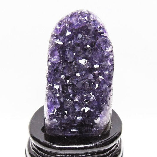 アメジスト クラスター ウルグアイ産 原石 amethyst 一点物 台座付属 送料無料 182-8070