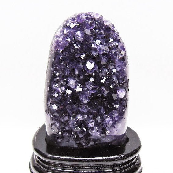 アメジスト クラスター ウルグアイ産 原石 amethyst 一点物 台座付属 182-8071