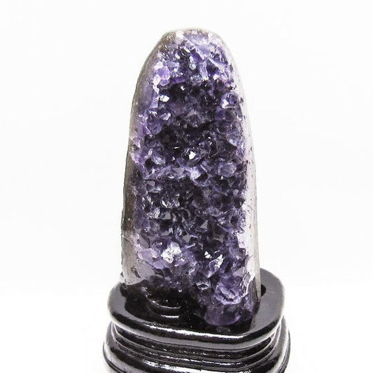 アメジスト クラスター ウルグアイ産 原石 amethyst 一点物 台座付属 送料無料 182-8072