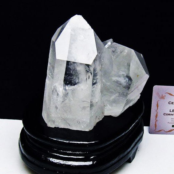 レムリアンシード 水晶 クラスター 原石 ブラジル ミナスジェライス州 コリント産 一点物 台座付属 送料無料 182-8089