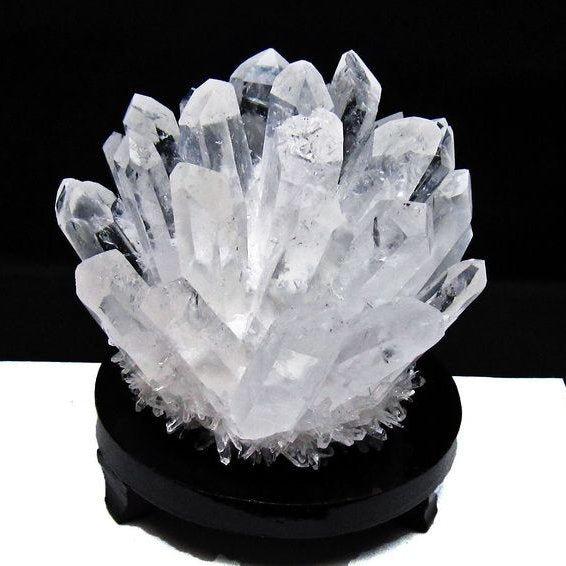 1.3Kg 水晶 クラスター 水晶 原石 台座付属 一点物 182-8371