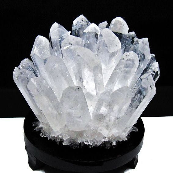 1.3Kg 水晶 クラスター 水晶 原石 台座付属 一点物 182-8373