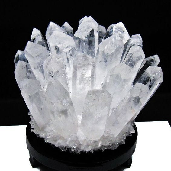 1.8Kg 水晶 クラスター 水晶 原石 台座付属 一点物 182-8377