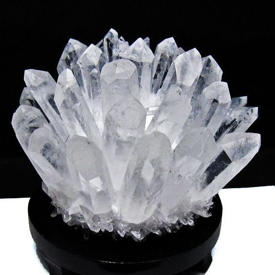 1.3Kg 水晶 クラスター 水晶 原石 台座付属 一点物 182-8382