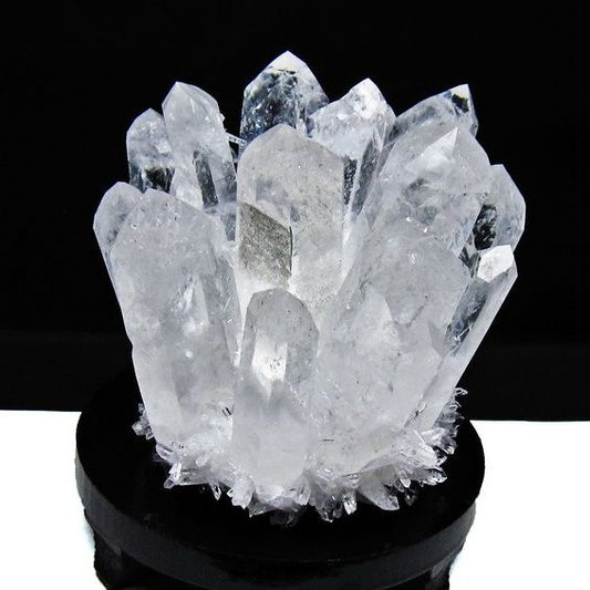 1.2Kg 水晶 クラスター 水晶 原石 台座付属 一点物 182-8388