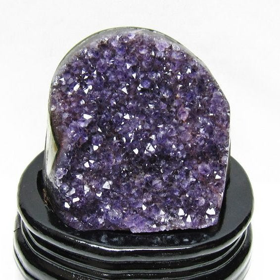 アメジスト クラスター ウルグアイ産 アメジスト 原石 amethyst 台座付属 一点物 182-8723