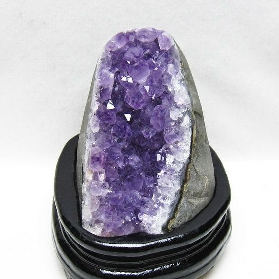 アメジスト クラスター ウルグアイ産 アメジスト 原石 amethyst 台座付属 一点物 182-8730